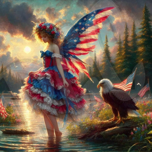Independence Day Fairy with friend