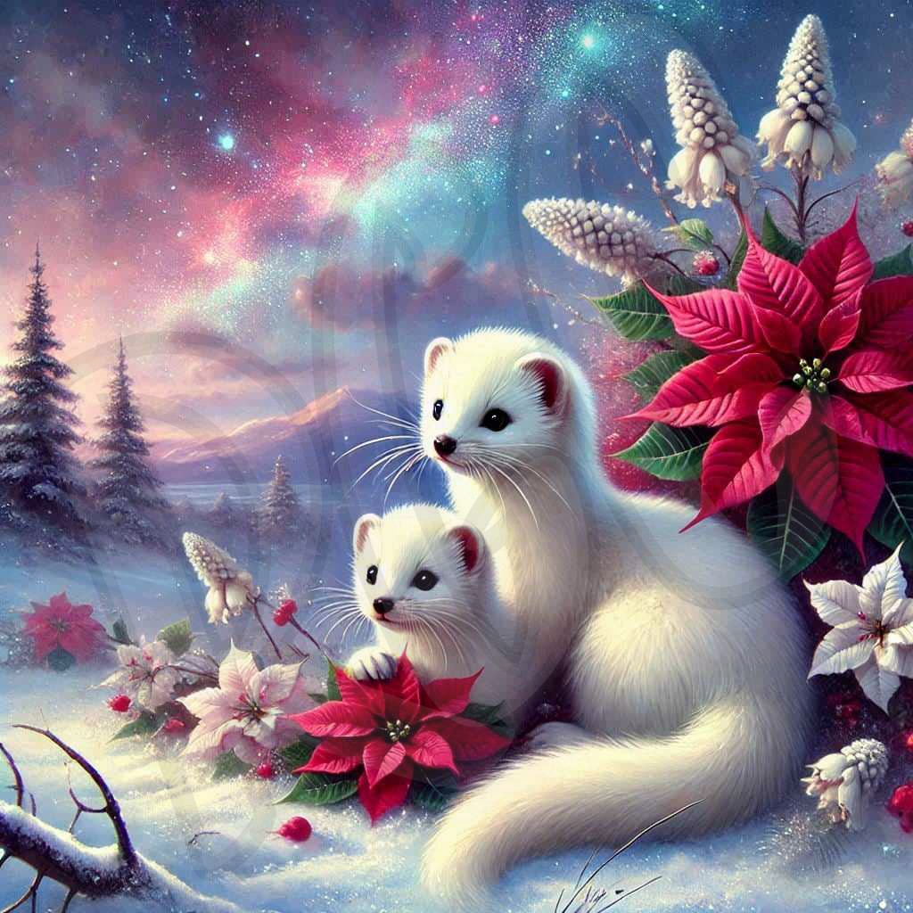 Ermine & Poinsettia