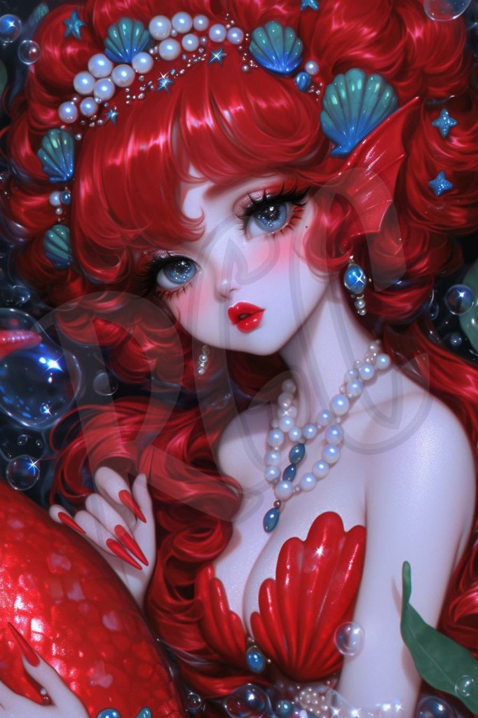 Red scales & pearls