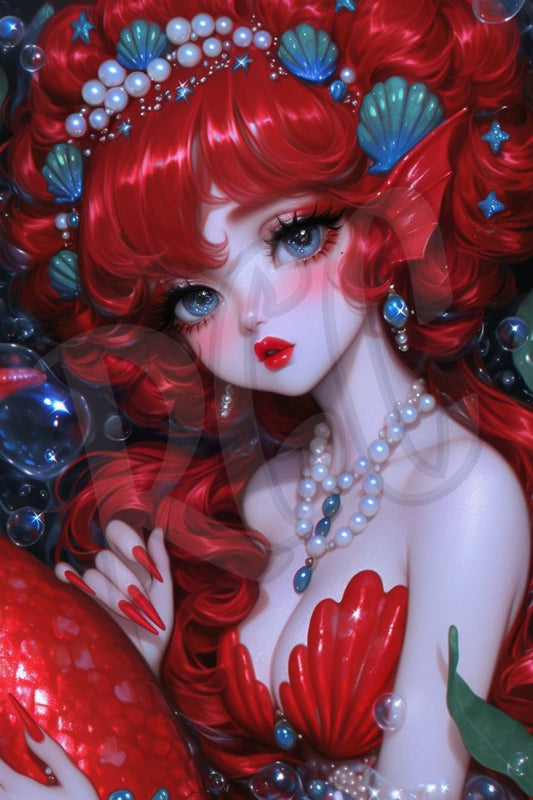 Red scales & pearls