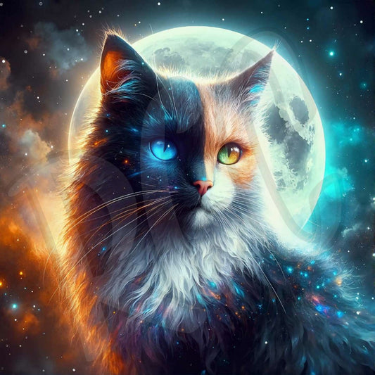 Fire and Water Chimera Cat