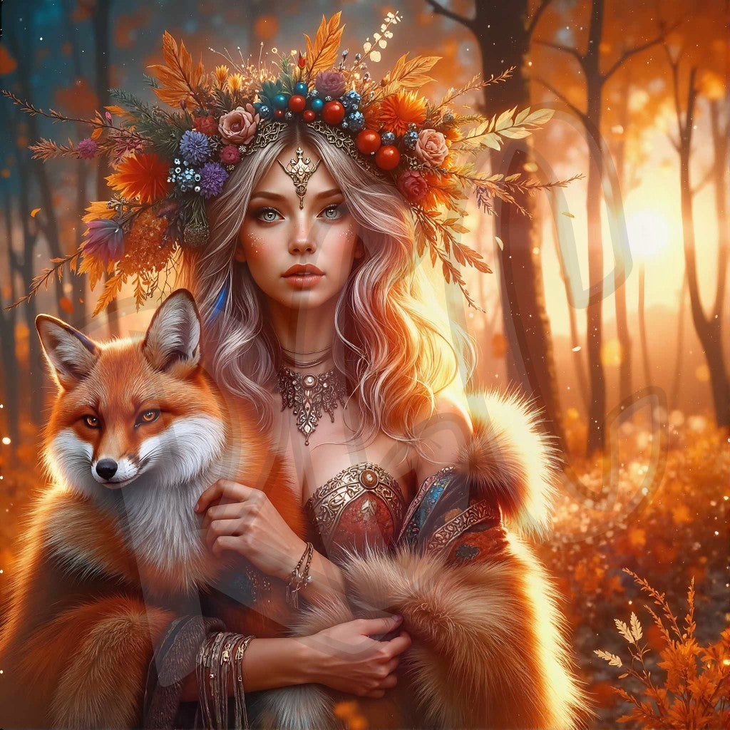 Bohemian Fox Goddess