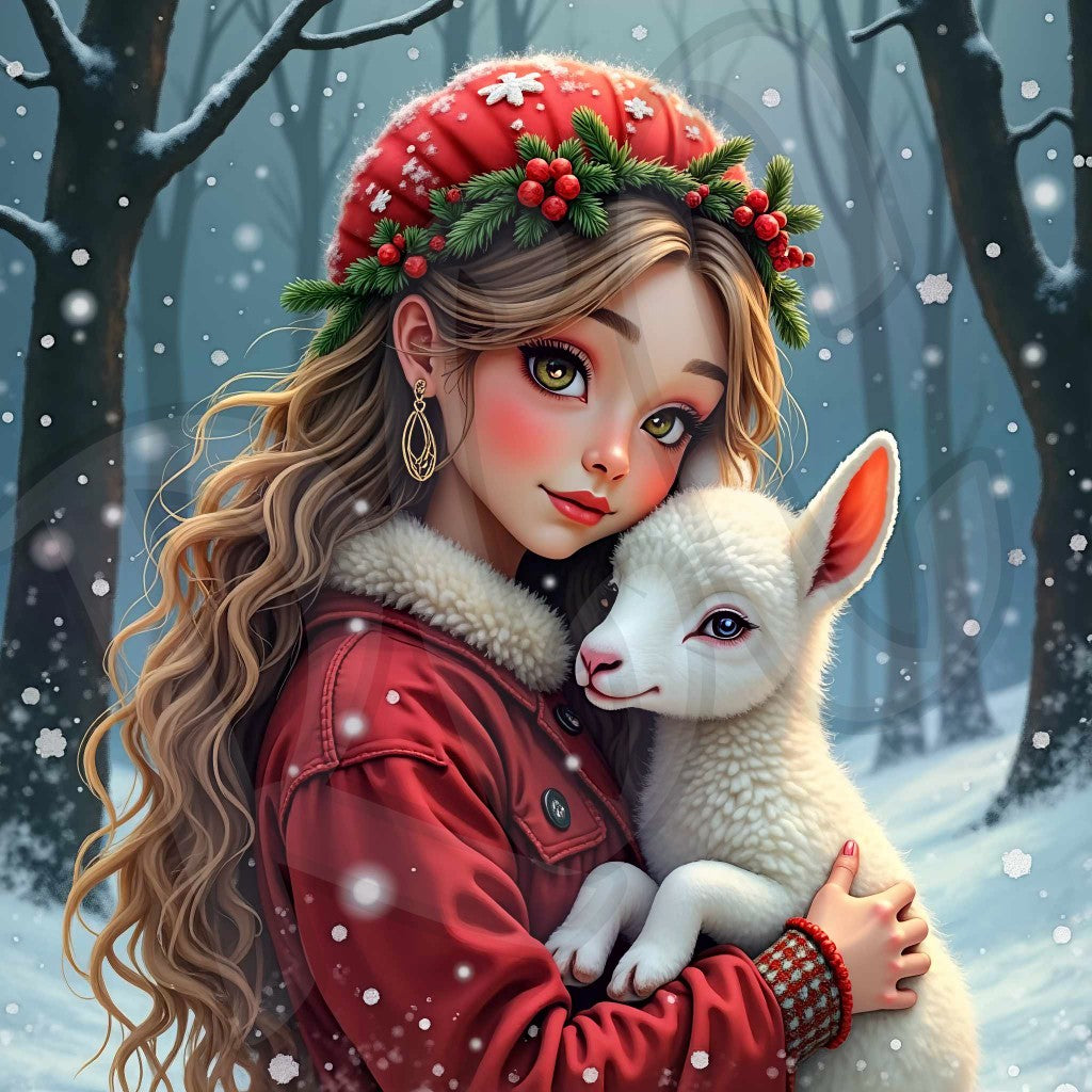 Winter Forest Friends w/Lamb 1-3