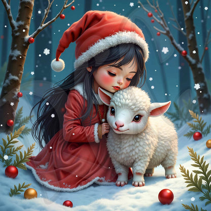 Winter Forest Friends w/Lamb 1-3