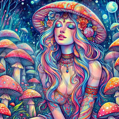 Bohemian Mushroom Goddess 1-6