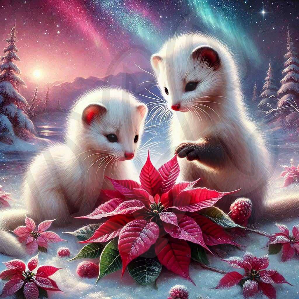 Ermine & Poinsettia