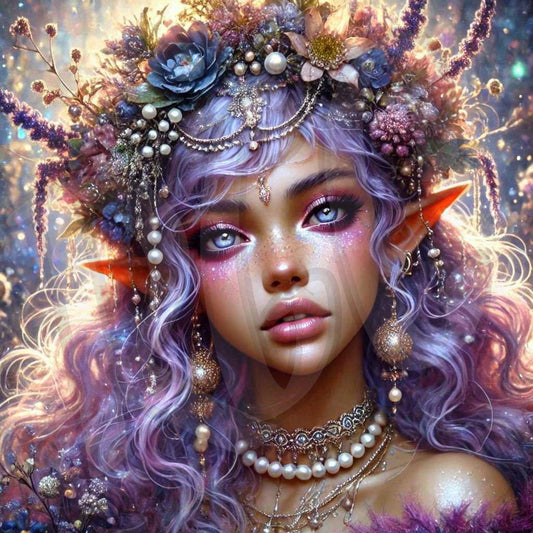 Amethyst Bohemian elf