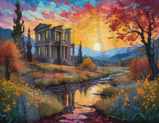 Blazing Autumn Sun