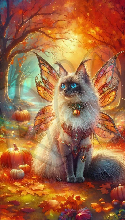 Autumn Gypsy Cat Fairy