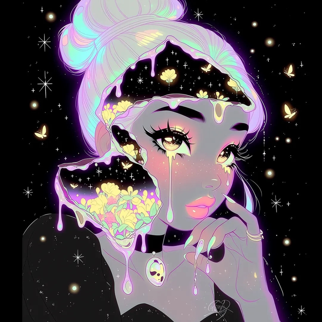 Galaxy Beneath Her Skin