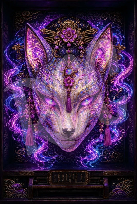 Ornate Kitsune Mask