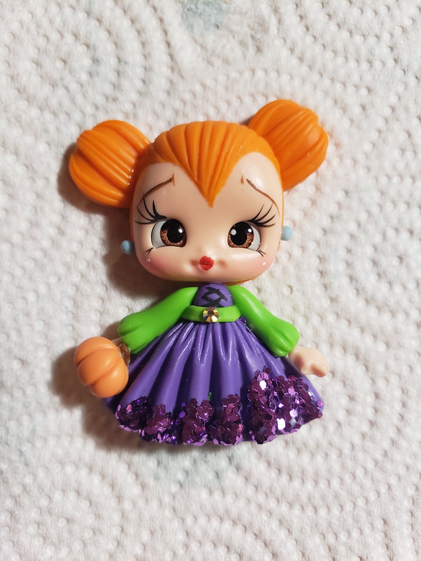 Red hair hocus pocus claydoll