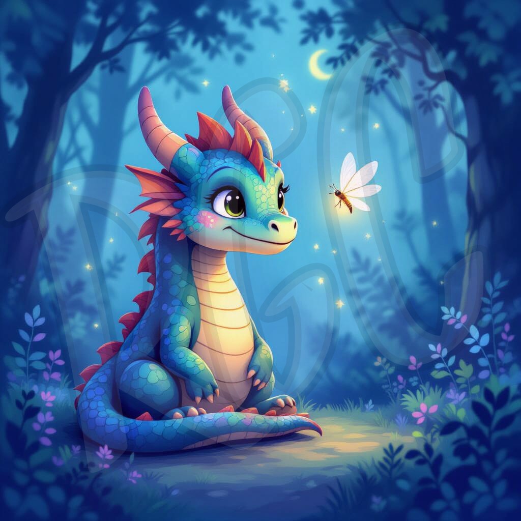 Magical Blue Dragon